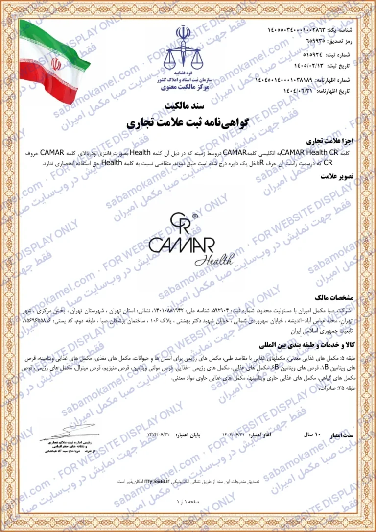 Trademark — CAMAR Health