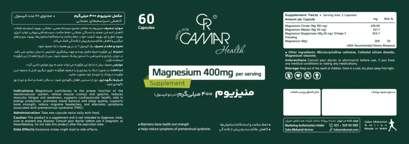 Magnesium — Label