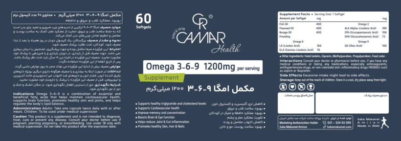 Omega 3-6-9 — Label